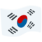South Korea emoji on Messenger